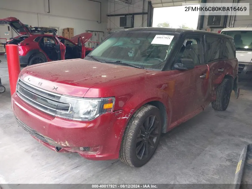 2019 Ford Flex Sel VIN: 2FMHK6C80KBA16469 Lot: 40017921