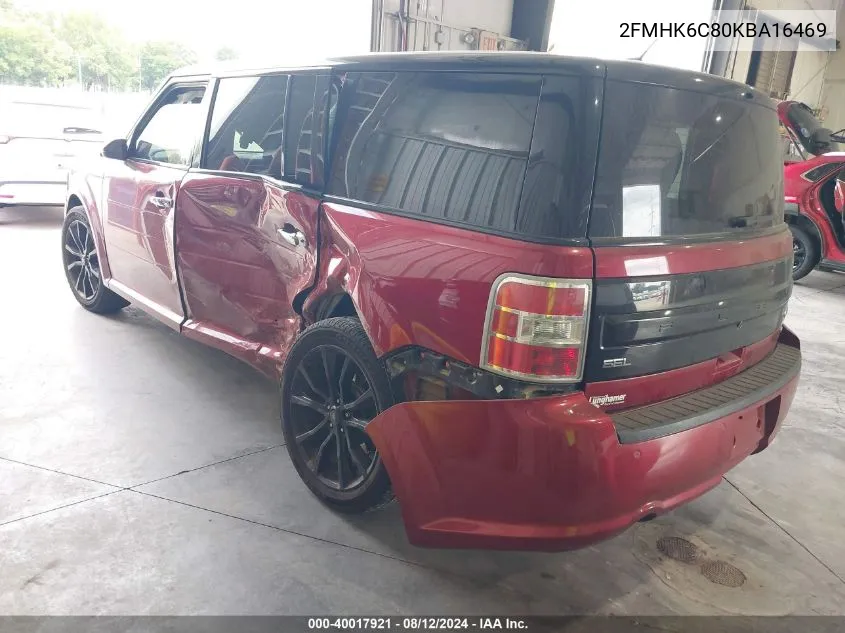 2019 Ford Flex Sel VIN: 2FMHK6C80KBA16469 Lot: 40017921