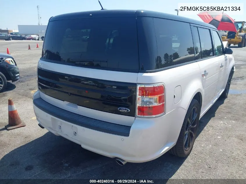 2019 Ford Flex Sel VIN: 2FMGK5C85KBA21334 Lot: 40240316