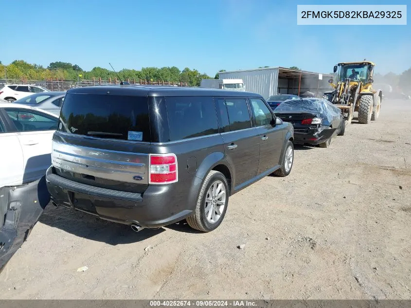 2019 Ford Flex Limited VIN: 2FMGK5D82KBA29325 Lot: 40252674