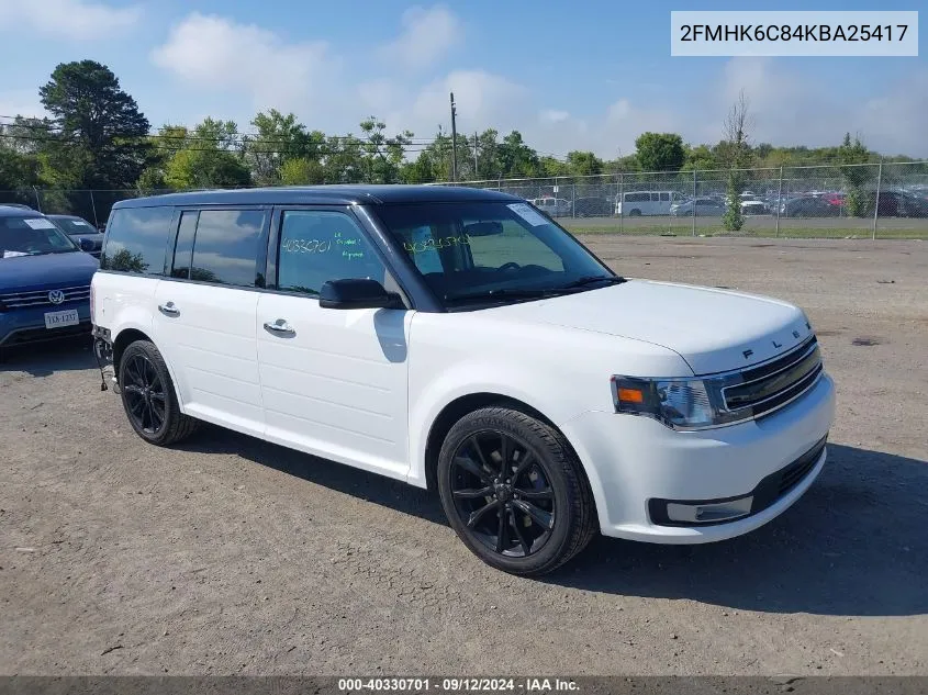 2019 Ford Flex Sel VIN: 2FMHK6C84KBA25417 Lot: 40330701