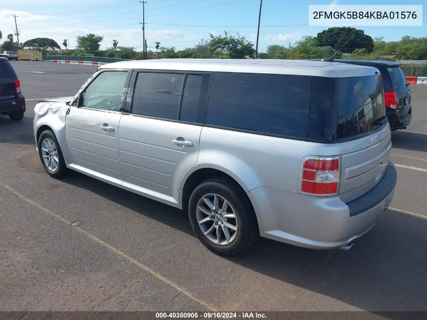 2FMGK5B84KBA01576 2019 Ford Flex Se