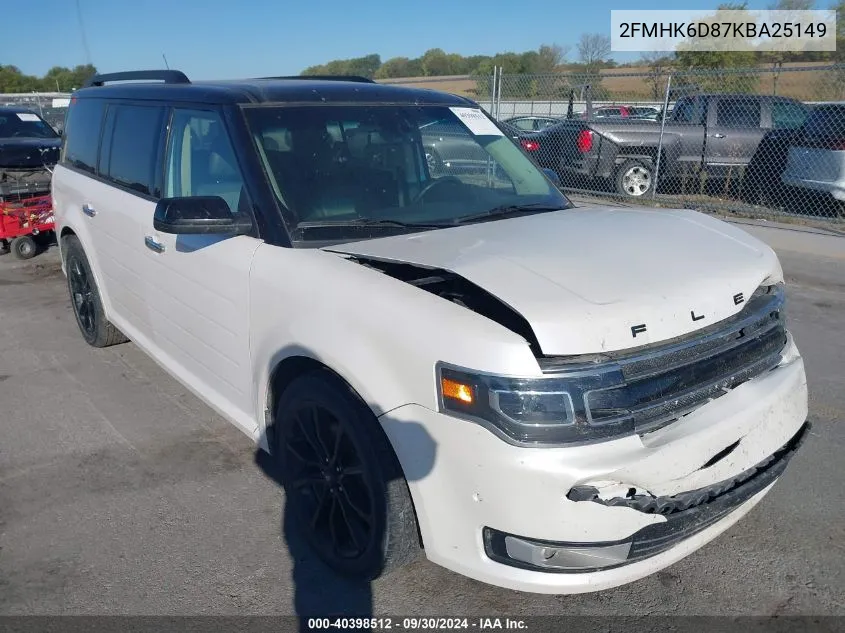 2019 Ford Flex Limited VIN: 2FMHK6D87KBA25149 Lot: 40398512