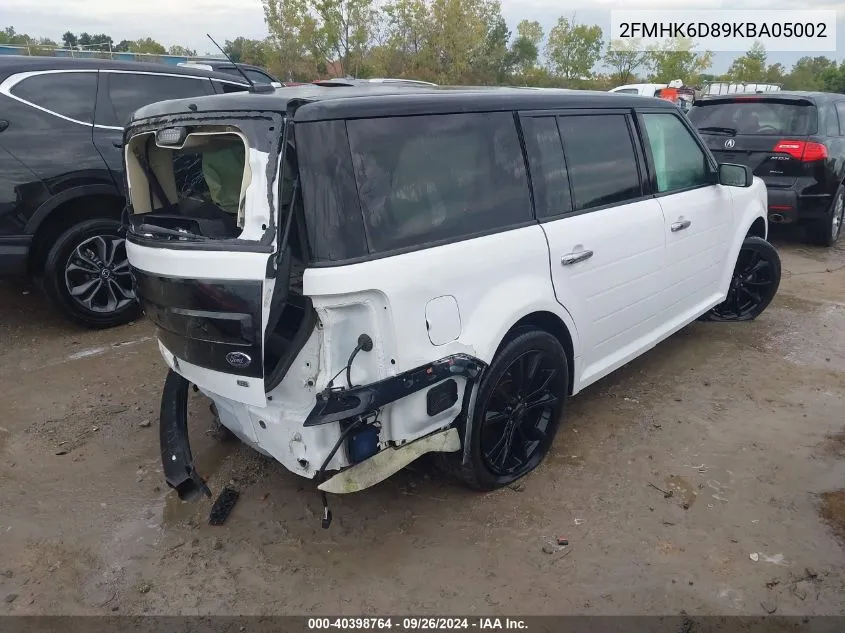 2019 Ford Flex Limited VIN: 2FMHK6D89KBA05002 Lot: 40398764