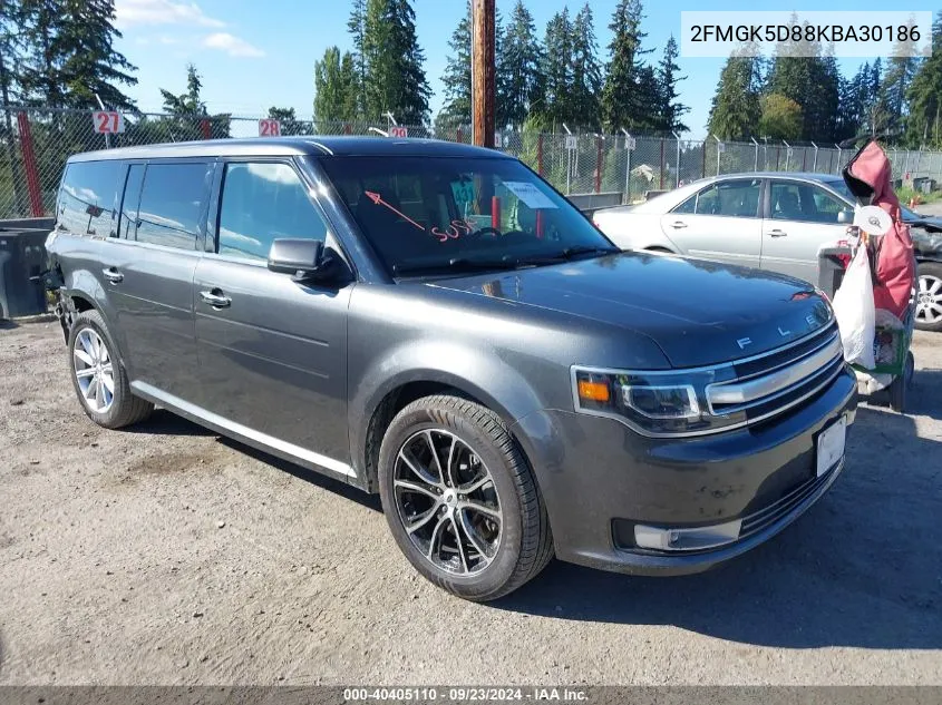 2019 Ford Flex Limited VIN: 2FMGK5D88KBA30186 Lot: 40405110