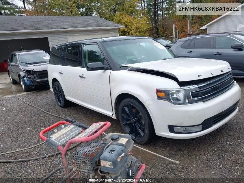 2019 Ford Flex Sel VIN: 2FMHK6C8XKBA16222 Lot: 40416487