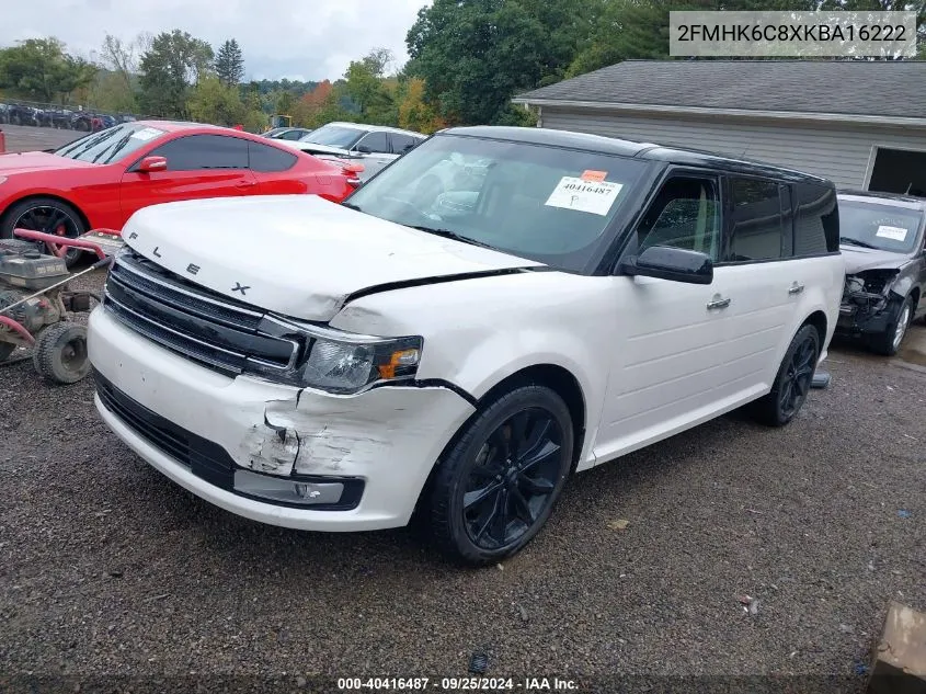 2019 Ford Flex Sel VIN: 2FMHK6C8XKBA16222 Lot: 40416487