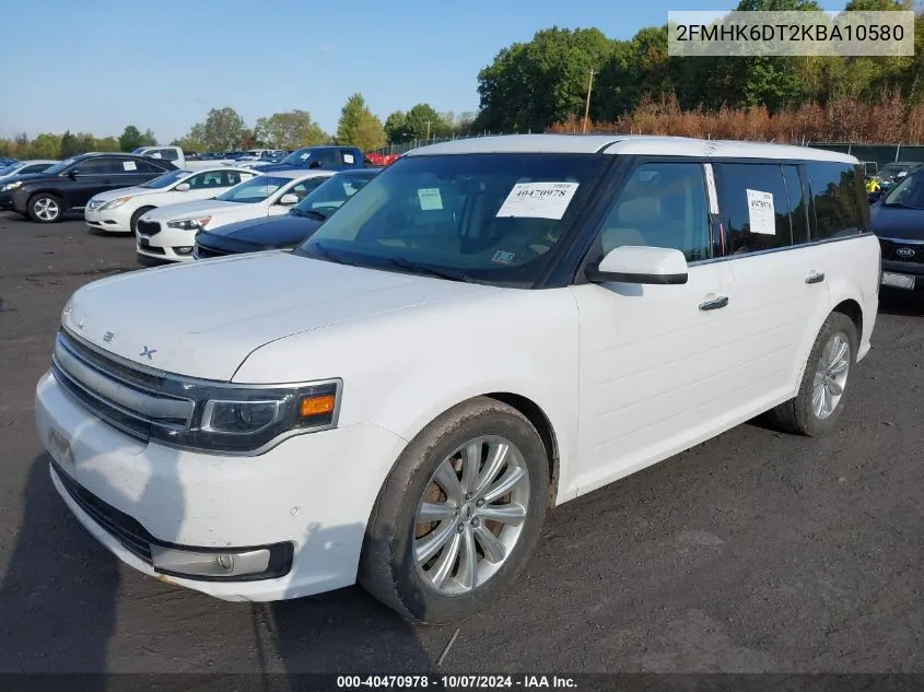 2019 Ford Flex Limited VIN: 2FMHK6DT2KBA10580 Lot: 40470978