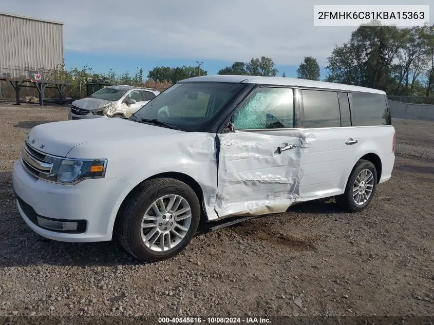 2019 Ford Flex Sel VIN: 2FMHK6C81KBA15363 Lot: 40545616