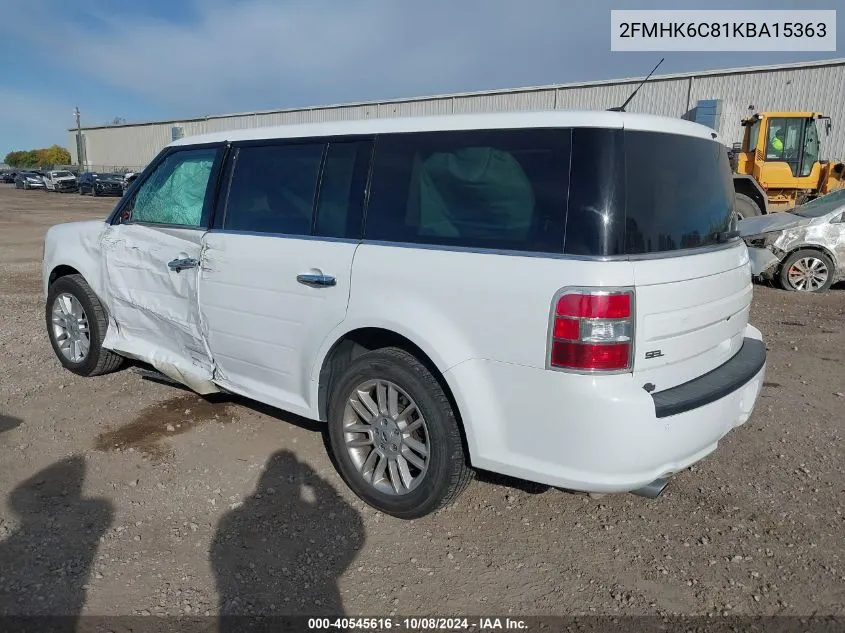 2019 Ford Flex Sel VIN: 2FMHK6C81KBA15363 Lot: 40545616