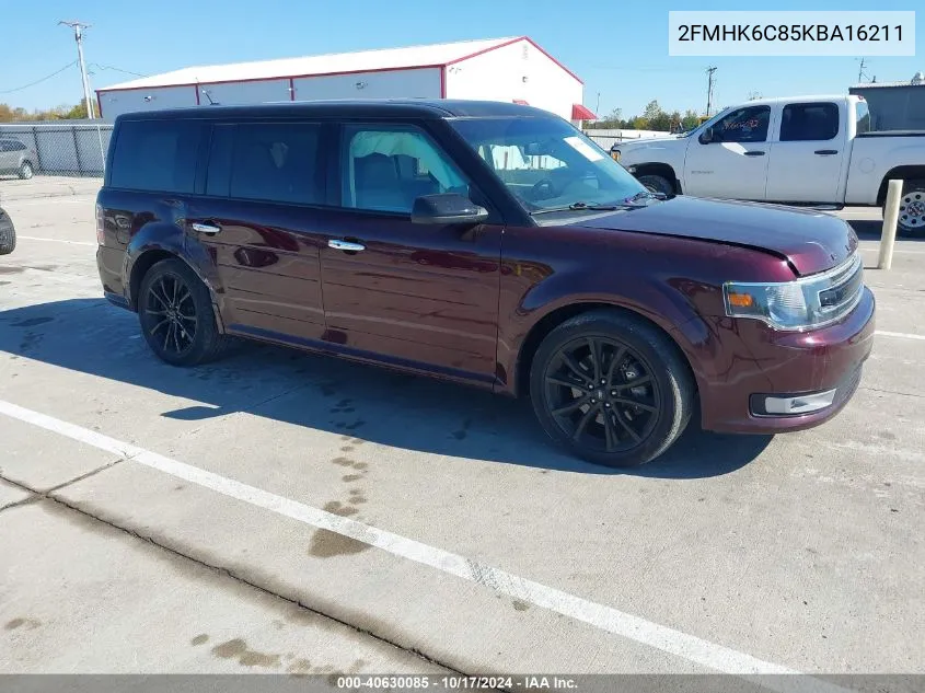 2019 Ford Flex Sel VIN: 2FMHK6C85KBA16211 Lot: 40630085