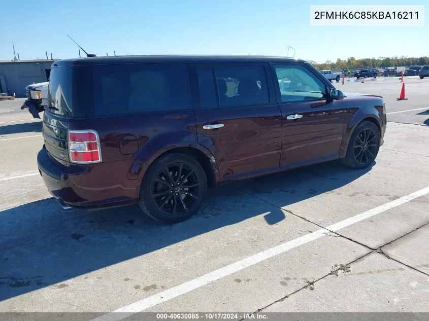 2019 Ford Flex Sel VIN: 2FMHK6C85KBA16211 Lot: 40630085