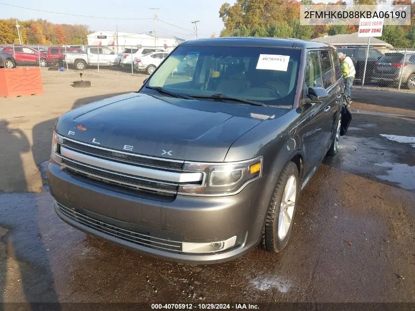 2019 Ford Flex Limited VIN: 2FMHK6D88KBA06190 Lot: 40705912