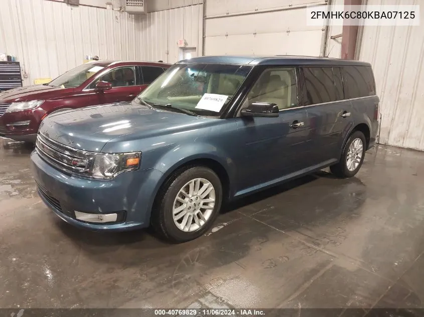 2019 Ford Flex Sel VIN: 2FMHK6C80KBA07125 Lot: 40769829