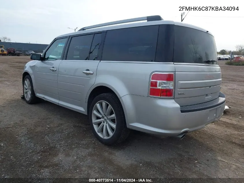 2019 Ford Flex Sel VIN: 2FMHK6C87KBA34094 Lot: 40773514