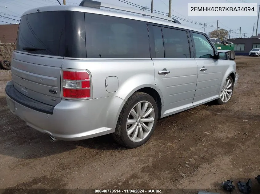 2019 Ford Flex Sel VIN: 2FMHK6C87KBA34094 Lot: 40773514