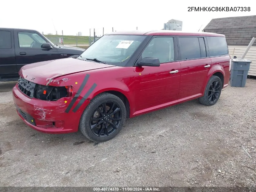 2019 Ford Flex Sel VIN: 2FMHK6C86KBA07338 Lot: 40774370