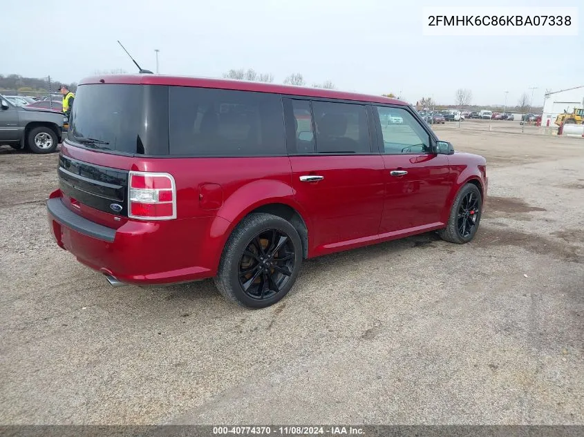 2019 Ford Flex Sel VIN: 2FMHK6C86KBA07338 Lot: 40774370