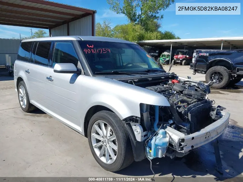 2019 Ford Flex Limited VIN: 2FMGK5D82KBA08247 Lot: 40811759