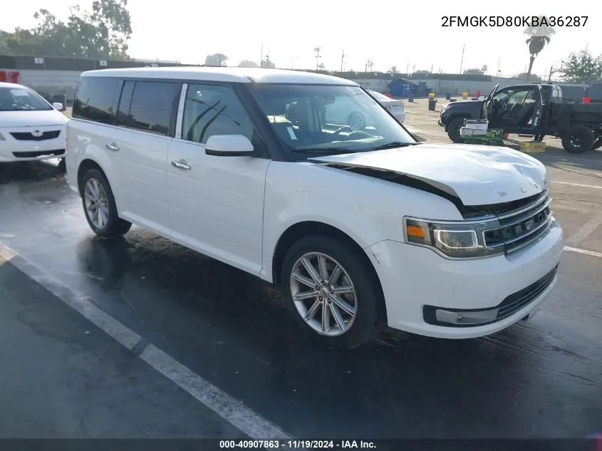 2019 Ford Flex Limited VIN: 2FMGK5D80KBA36287 Lot: 40907863