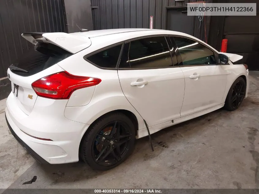 WF0DP3TH1H4122366 2017 Ford Focus Rs