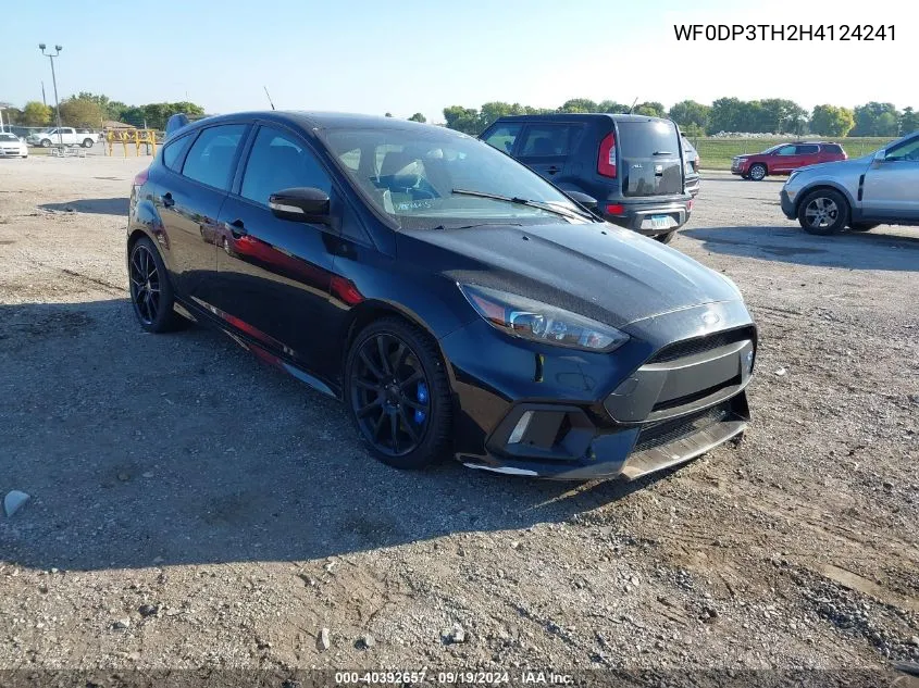 2017 Ford Focus Rs VIN: WF0DP3TH2H4124241 Lot: 40392657