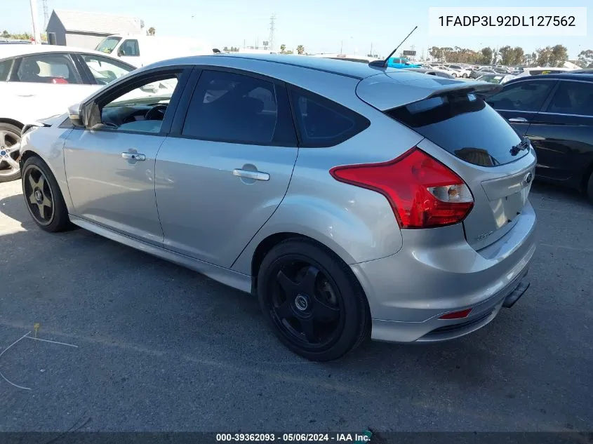 2013 Ford Focus St VIN: 1FADP3L92DL127562 Lot: 39362093