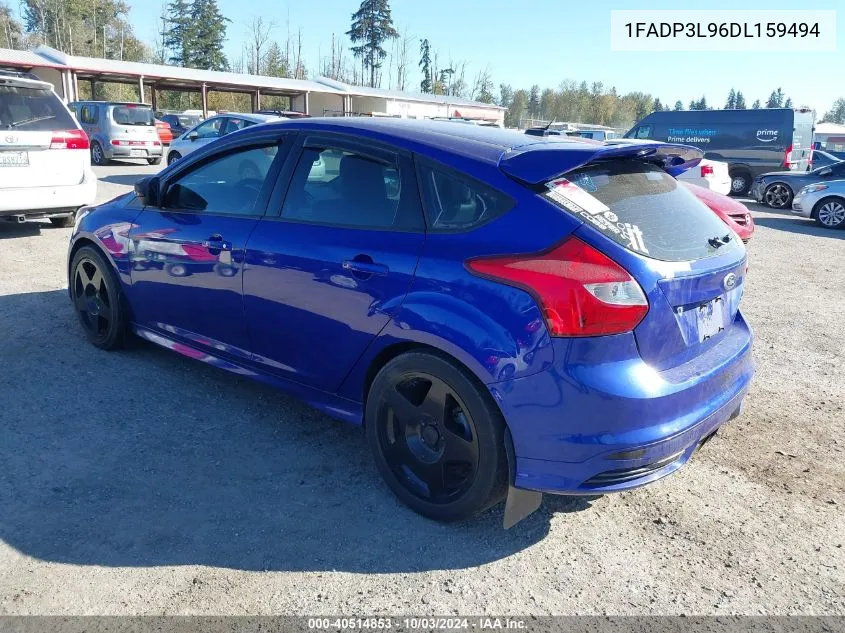 2013 Ford Focus St VIN: 1FADP3L96DL159494 Lot: 40514853