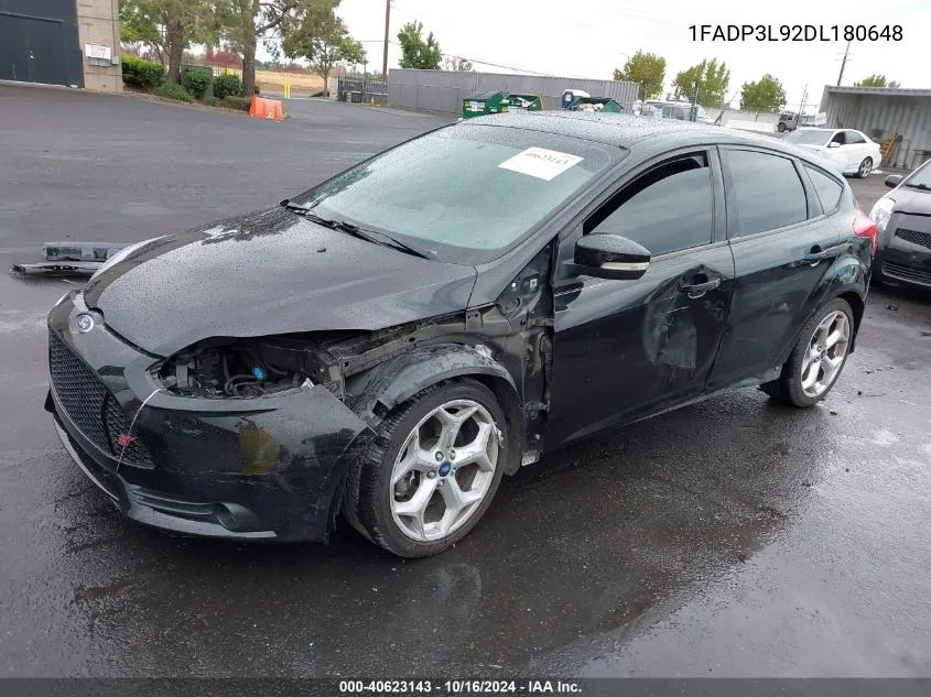 2013 Ford Focus St VIN: 1FADP3L92DL180648 Lot: 40623143