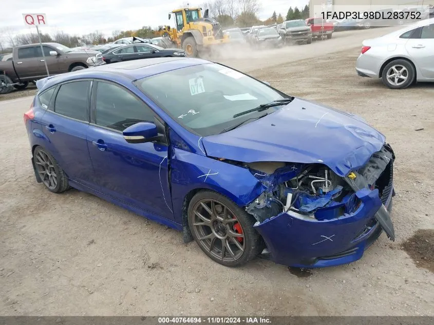 2013 Ford Focus St VIN: 1FADP3L98DL283752 Lot: 40764694