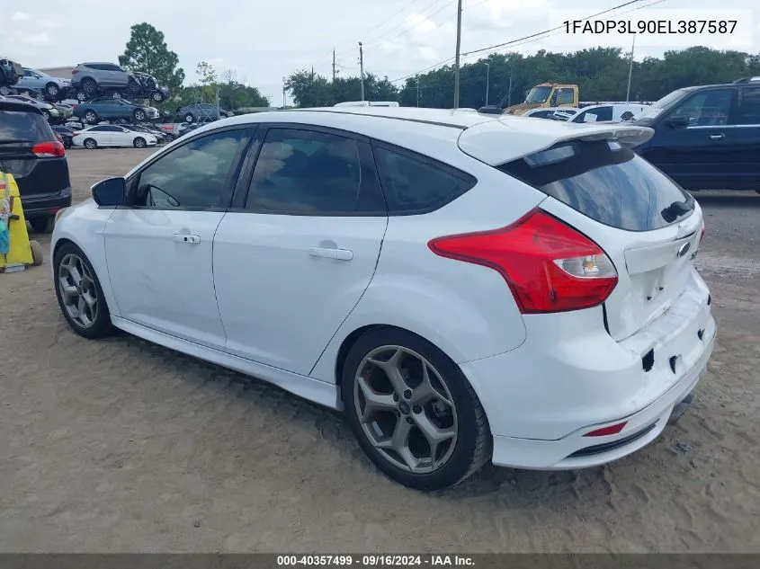 2014 Ford Focus St VIN: 1FADP3L90EL387587 Lot: 40357499