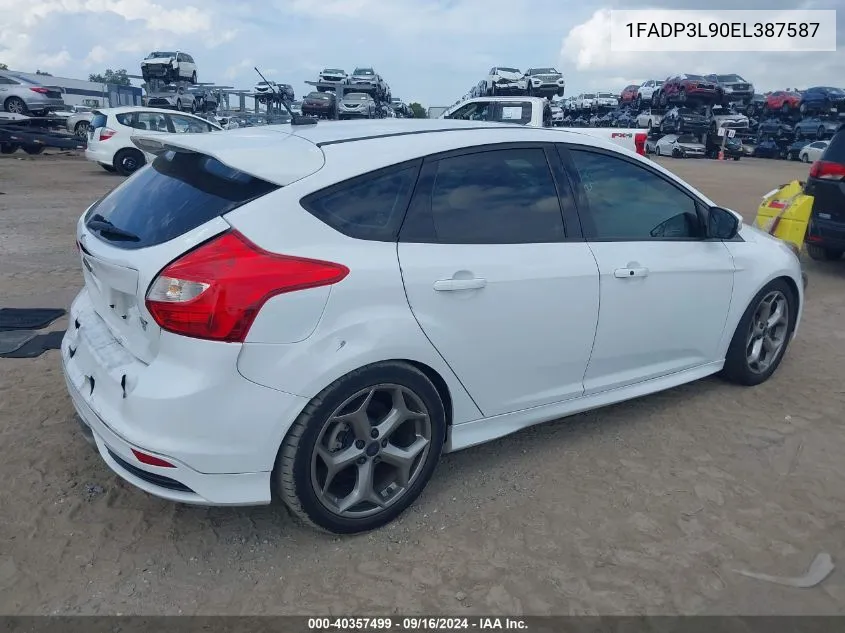 2014 Ford Focus St VIN: 1FADP3L90EL387587 Lot: 40357499