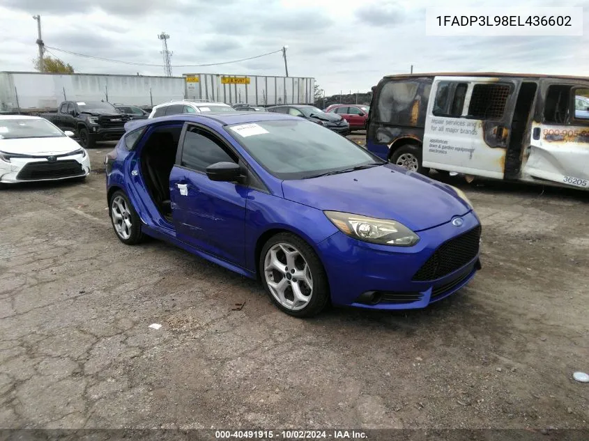 2014 Ford Focus St VIN: 1FADP3L98EL436602 Lot: 40491915