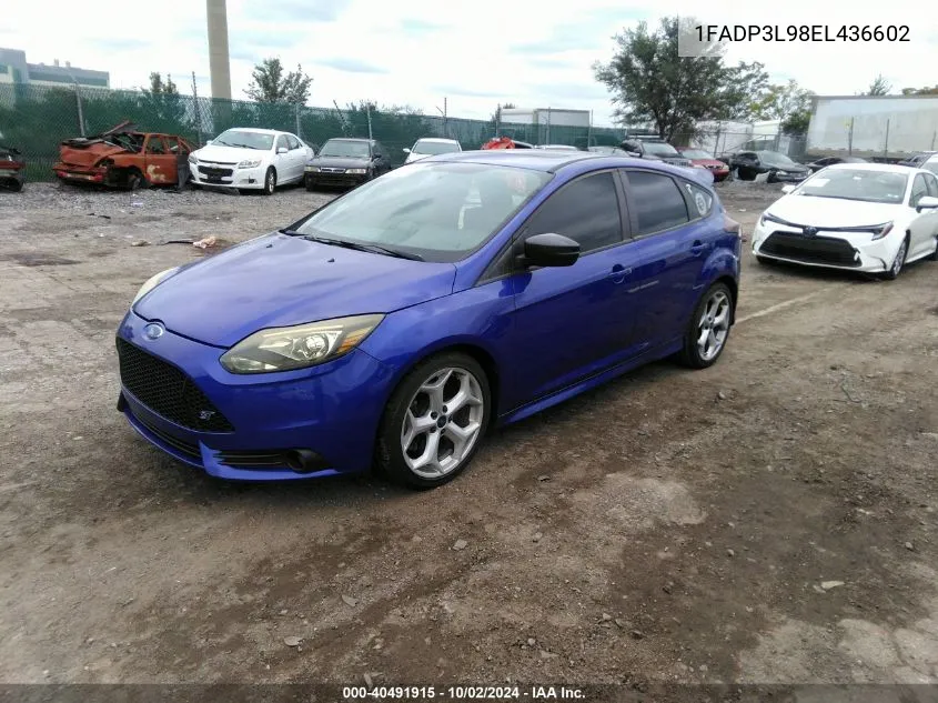 2014 Ford Focus St VIN: 1FADP3L98EL436602 Lot: 40491915