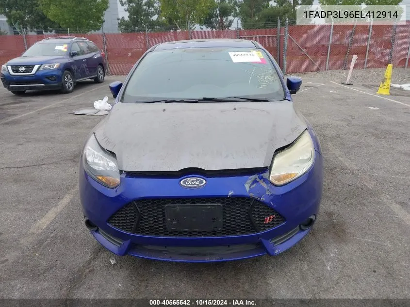 2014 Ford Focus St VIN: 1FADP3L96EL412914 Lot: 40565542