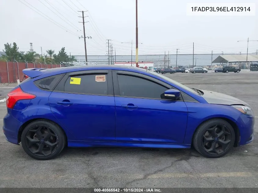 2014 Ford Focus St VIN: 1FADP3L96EL412914 Lot: 40565542