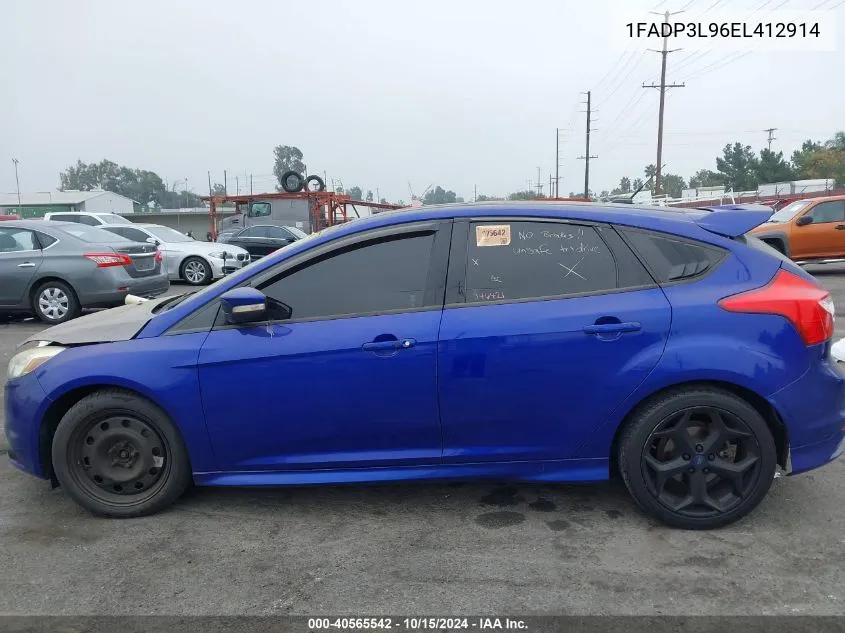 2014 Ford Focus St VIN: 1FADP3L96EL412914 Lot: 40565542