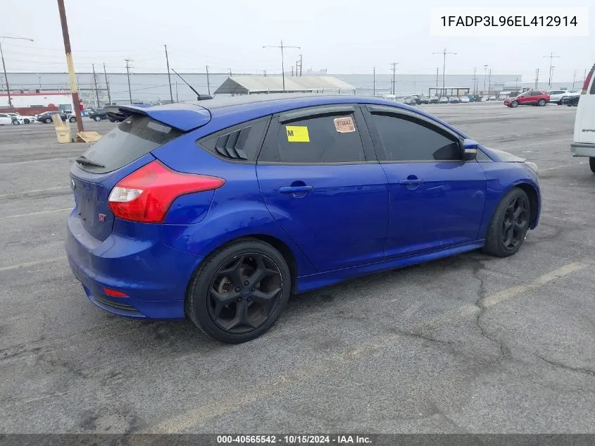 2014 Ford Focus St VIN: 1FADP3L96EL412914 Lot: 40565542