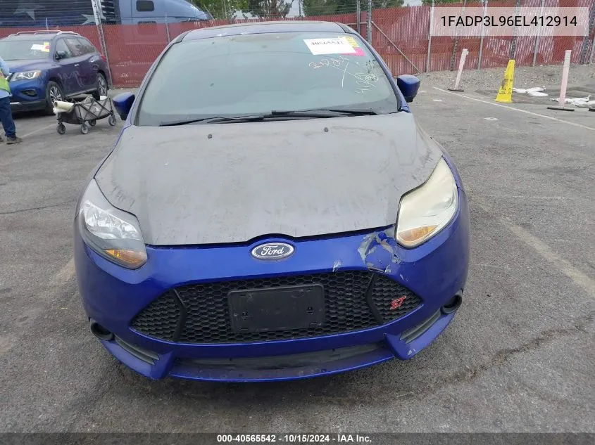 2014 Ford Focus St VIN: 1FADP3L96EL412914 Lot: 40565542