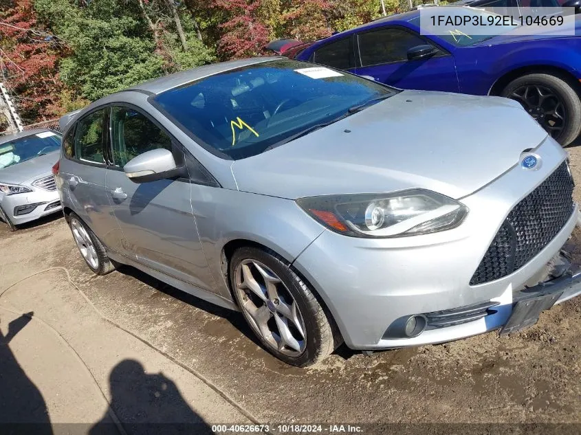 1FADP3L92EL104669 2014 Ford Focus St