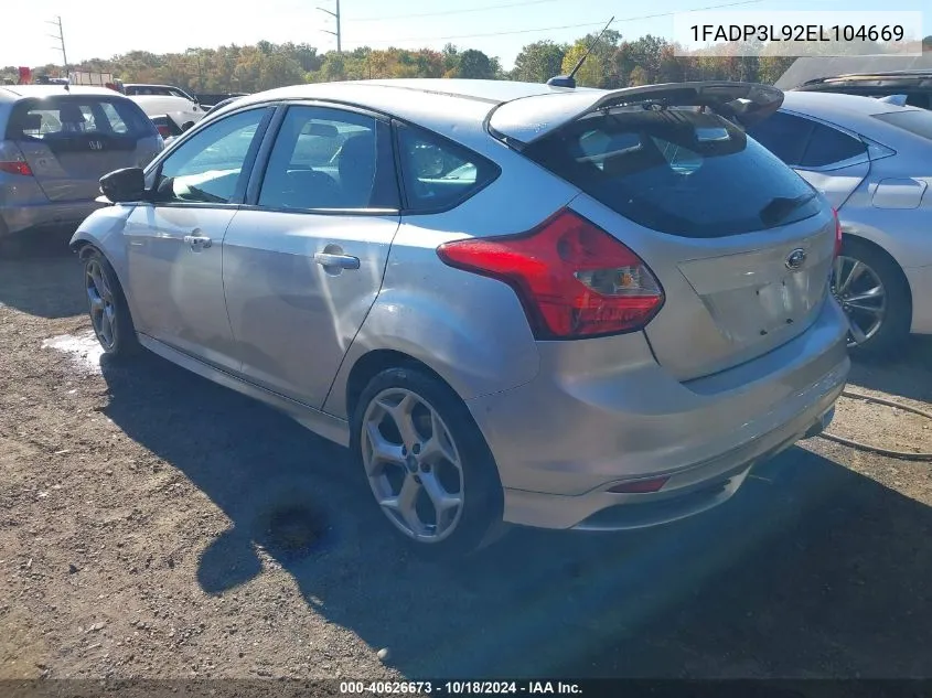 1FADP3L92EL104669 2014 Ford Focus St