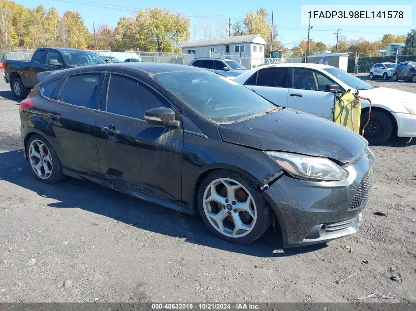 2014 Ford Focus St VIN: 1FADP3L98EL141578 Lot: 40632019