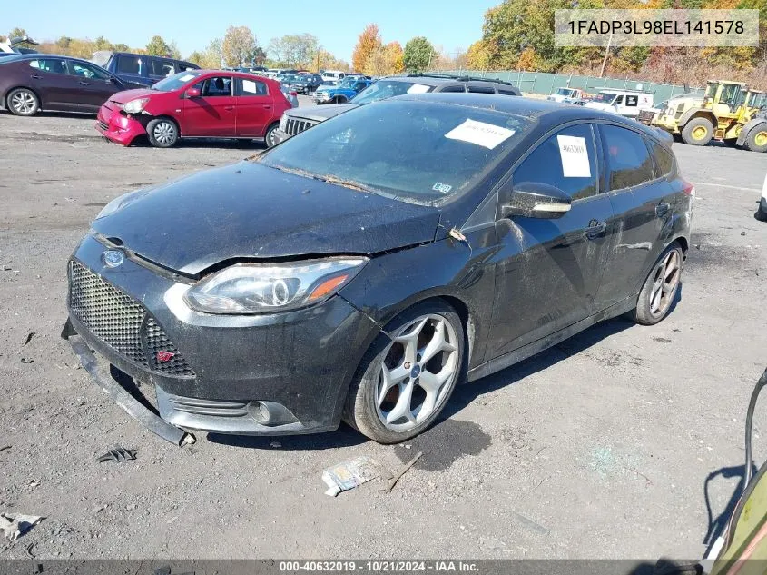 2014 Ford Focus St VIN: 1FADP3L98EL141578 Lot: 40632019