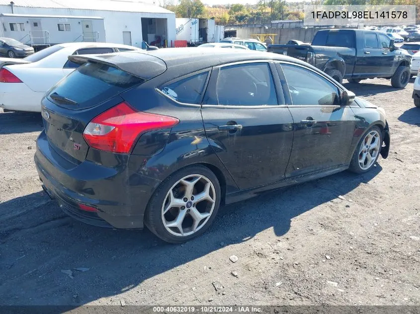 2014 Ford Focus St VIN: 1FADP3L98EL141578 Lot: 40632019