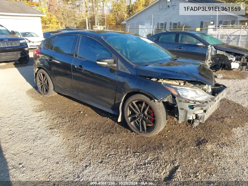 2014 Ford Focus St VIN: 1FADP3L91EL361869 Lot: 40687250