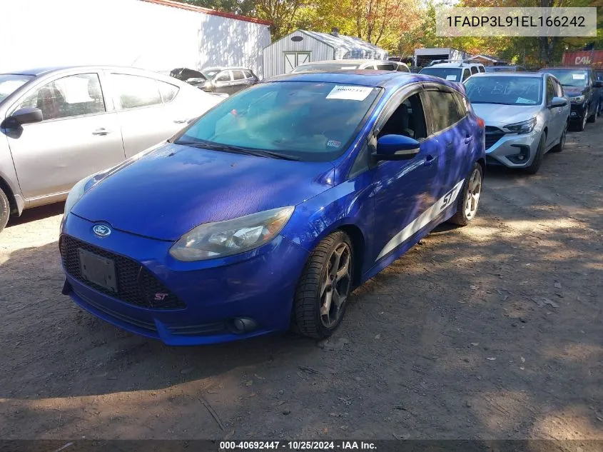 2014 Ford Focus St VIN: 1FADP3L91EL166242 Lot: 40692447