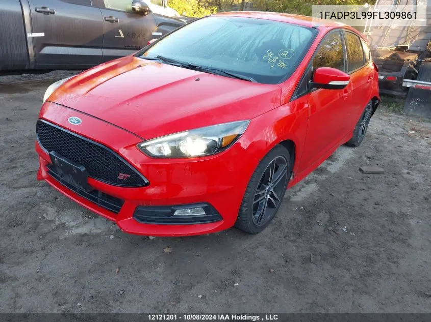 2015 Ford Focus St St VIN: 1FADP3L99FL309861 Lot: 12121201