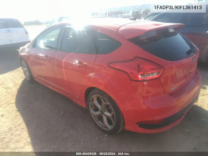 2015 Ford Focus St VIN: 1FADP3L90FL361413 Lot: 40439326