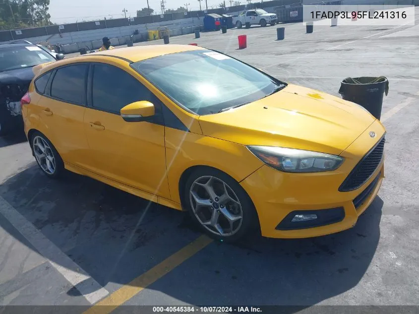 2015 Ford Focus St VIN: 1FADP3L95FL241316 Lot: 40545384