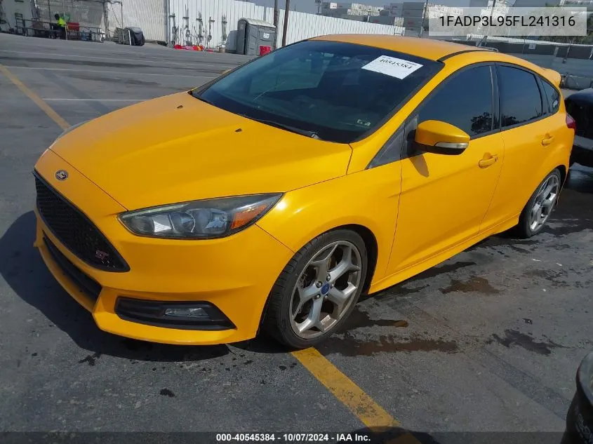 2015 Ford Focus St VIN: 1FADP3L95FL241316 Lot: 40545384